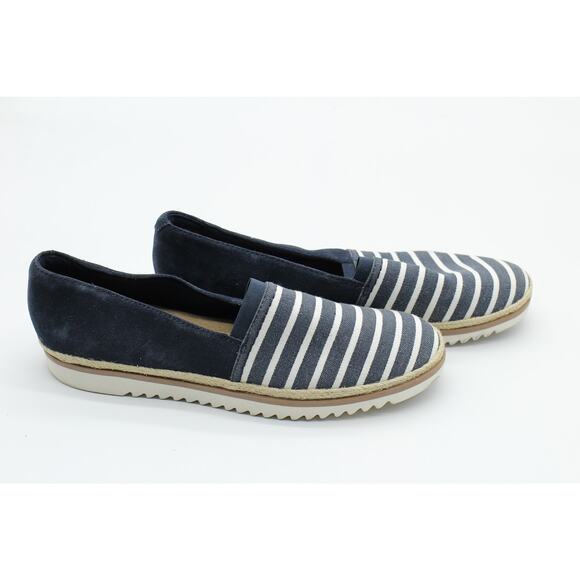 Collection Clarks ultimate comfort espadrille loafers womens 7 coastal nautical - Picture 2 of 7